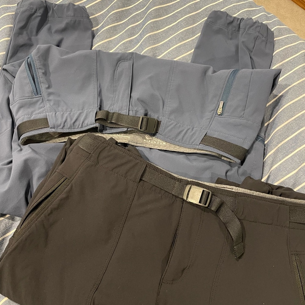 2 pair Women’s Mountain Hardware Chockstone pants